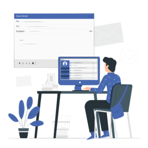 Email Support Illustration