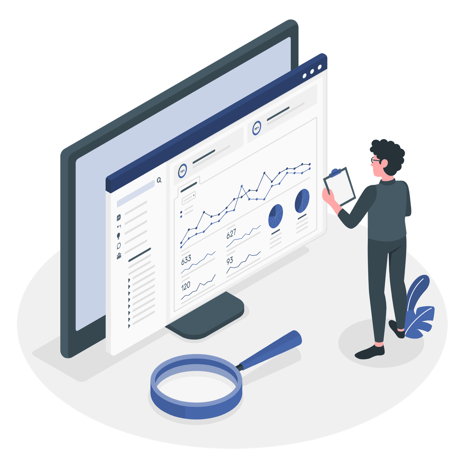 Analytics Vector Illustration